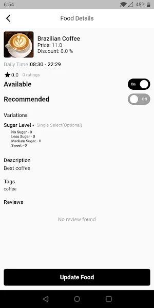 Dosz Coffee Manager Screenshot 3