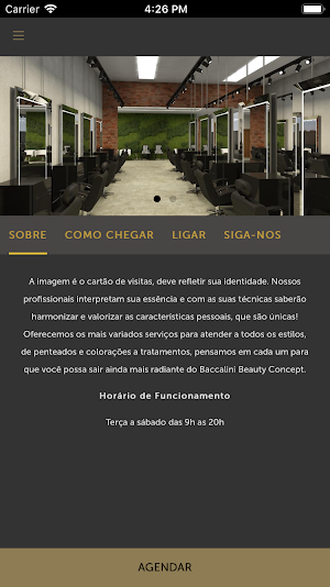 Baccalini Beauty Concept Screenshot 0