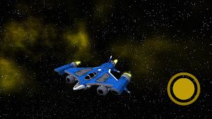 Spaceship Fighter jet Fly Sky Screenshot 0