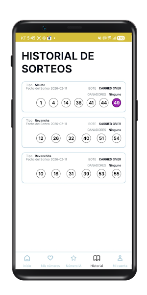 AI Melate - Mexico Lotto Screenshot 2