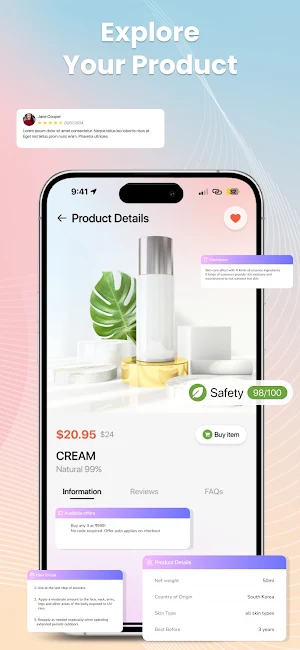 Skincare - AI Cosmetic Scanner Screenshot 2