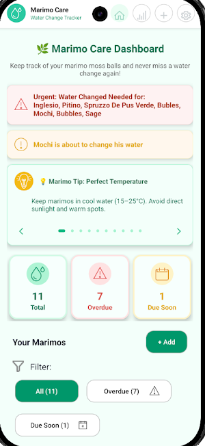 Marimo Care Screenshot 1