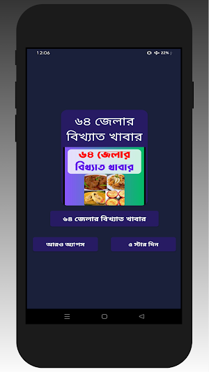 ৬৪ জেলার বিখ্যাত খাবার সমূহ Screenshot 1