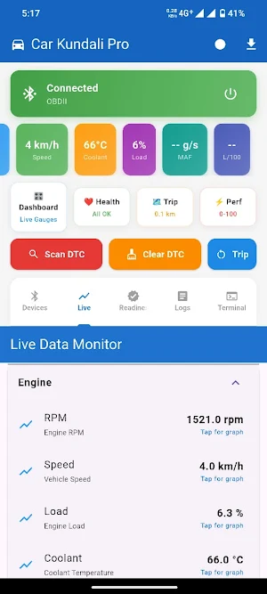 Car Kundali – OBD2 Scanner Screenshot 1