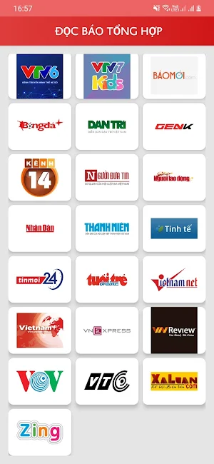 Đọc báo tổng hợp - Đọc báo, xe Screenshot 1