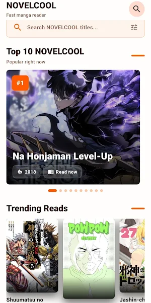 Novel Cool: Manga & Comics Screenshot 0