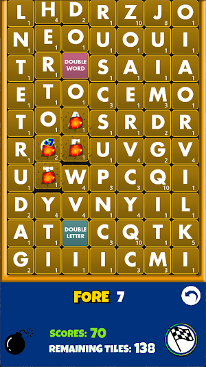 Spellunker Scrabtris Challenge Screenshot 1