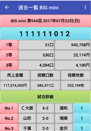 BIG toto速報・サッカーくじ Screenshot 3