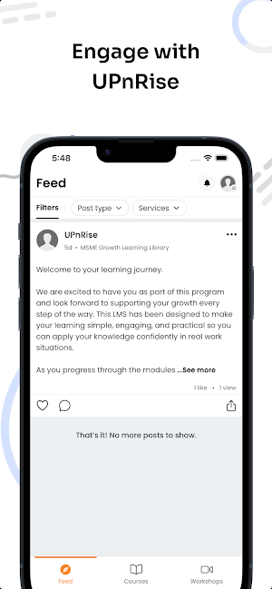 UPnRise Digital Academy Screenshot 1