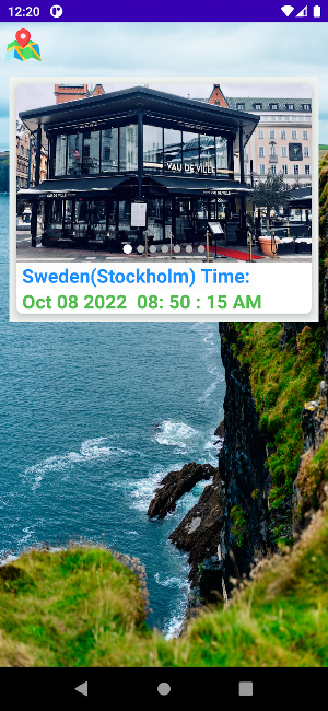 Sweden Clock(Stockholm) Screenshot 1