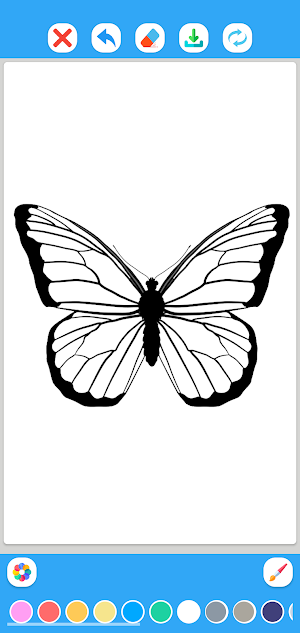 Butterfly Coloring Book Screenshot 1