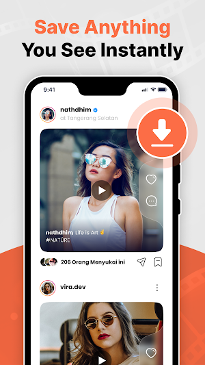 VidSnap Saver & Player Screenshot 1