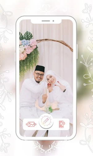 Couple Hijab Wedding Frames Editor Screenshot 3
