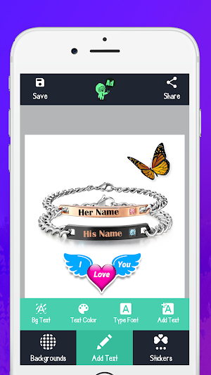 Name On Necklace - Name Art Screenshot 1