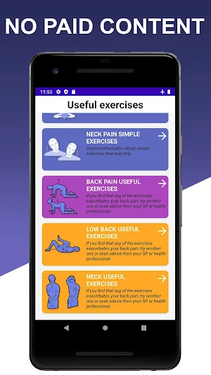 Back Pain Exercises Screenshot 1