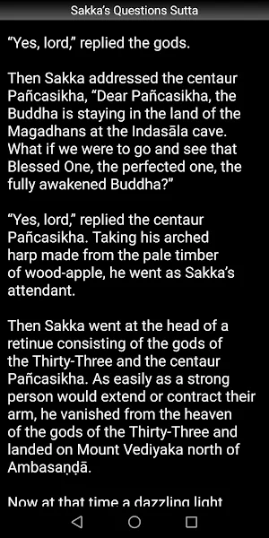 Sakka’s Questions - Buddhism Screenshot 2