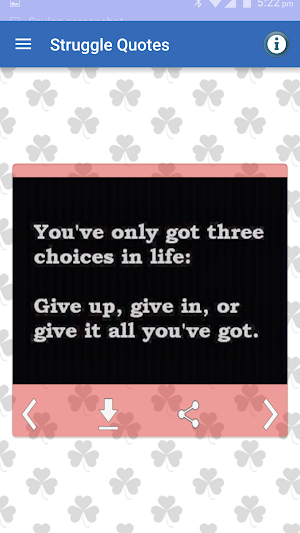 Struggle & Hard Work Quotes Screenshot 3