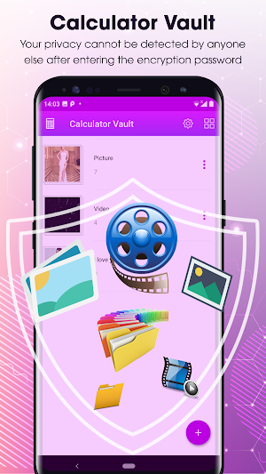 Hide photos and videos - Calculator vault Screenshot 0