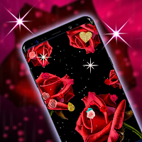 Red Rose 3d Live Wallpaper