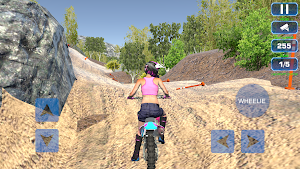 GirlBike Offroad Mountain Race Screenshot 1