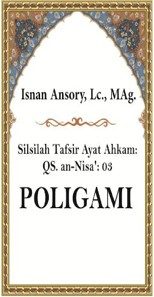 Tafsir Ahkam An-Nisa’ Poligami Screenshot 0