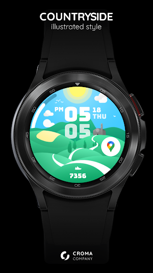 Countryside watch face Screenshot 0