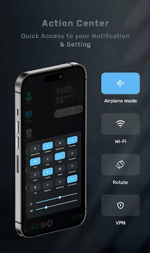 Computer Launcher - Dark Theme Screenshot 2