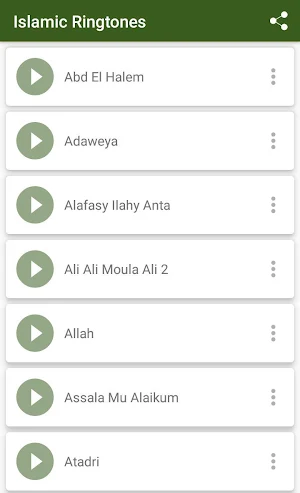 Islamic Ringtones Screenshot 2