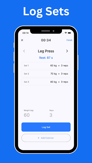 Workout Tracker & Gym Log Screenshot 2