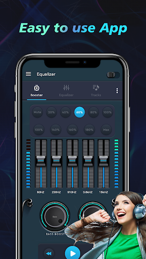 Bass Booster : Equalizer Music Screenshot 0