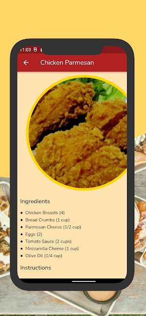 Italian Recipes Screenshot 3