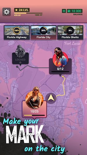 Gangs of Miami: Crime Shooter Screenshot 1