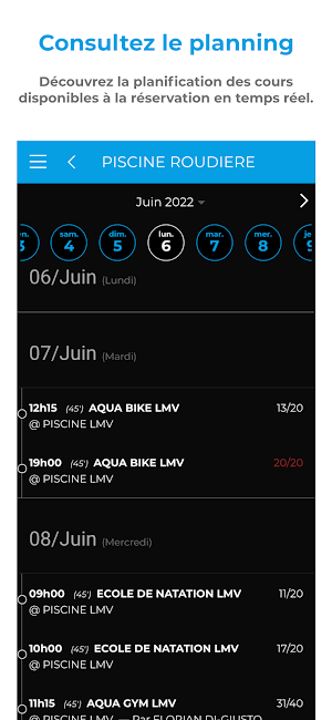 Piscine LMV Screenshot 1