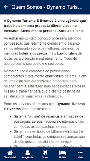 Dynamo Turismo E Eventos Screenshot 1
