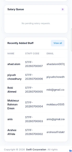 Swift Corporation Screenshot 3