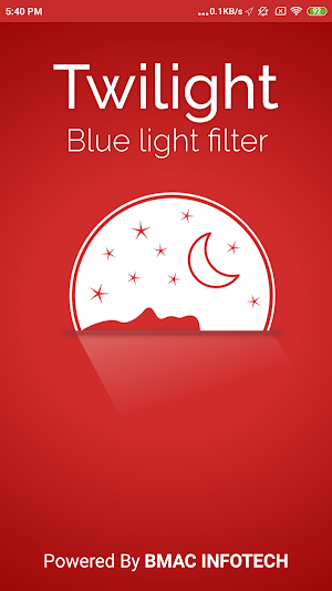 Twilight Blue Light Filter Screenshot 0