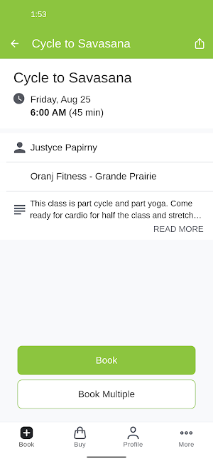 Oranj Fitness Screenshot 2