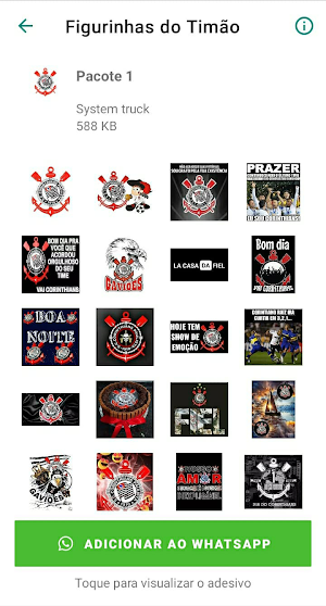 Figurinhas do Corinthians Screenshot 0