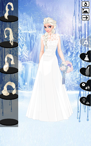 ❄ Icy Wedding ❄ Winter frozen Bride dress up game Screenshot 1