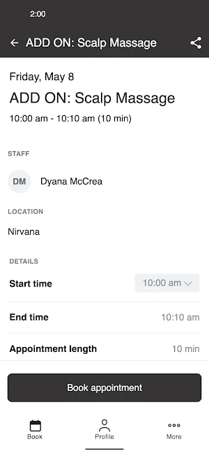 Nirvana Visalia Screenshot 2