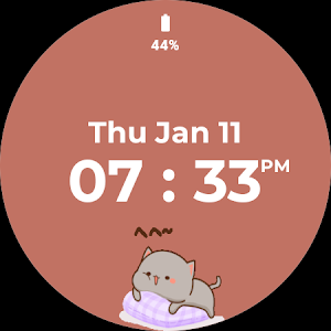 Animated Cat Watch Face Screenshot 1
