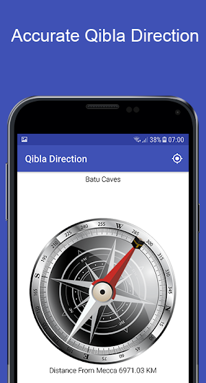 Prayer Times Malaysia : Qibla, Azan & Mosque Screenshot 1