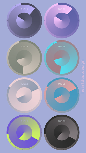 Conical Gradient Watch Face Screenshot 1