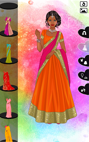 ❊ Indian Sari dress up ❊ Screenshot 0