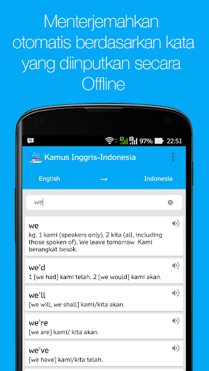 Kamus Inggris Offline Lengkap Screenshot 0
