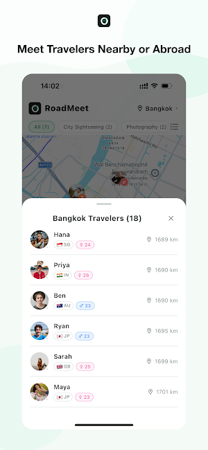 RoadMeet Screenshot 2