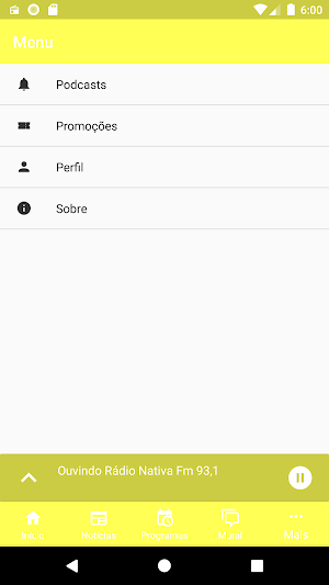 Nativa FM Jales/SP Screenshot 2