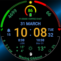 Metric Pro: Watch Face Wear OS
