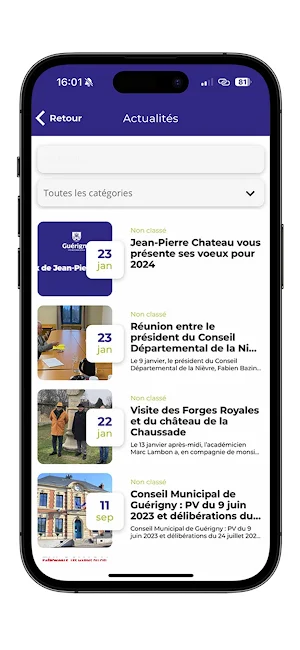 Ville de Guérigny Screenshot 2