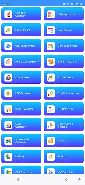 Loan EMI Calculator Screenshot 3
